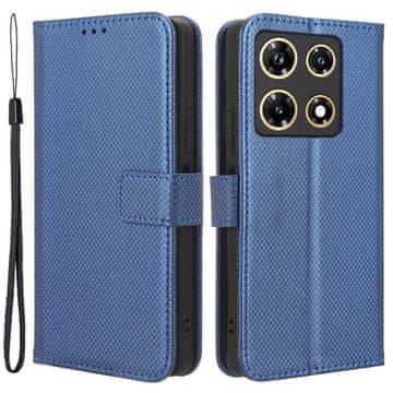 GS Infinix Note 30 Pro 4G preklopni ovitek, pametna denarnica z magnetom, moder