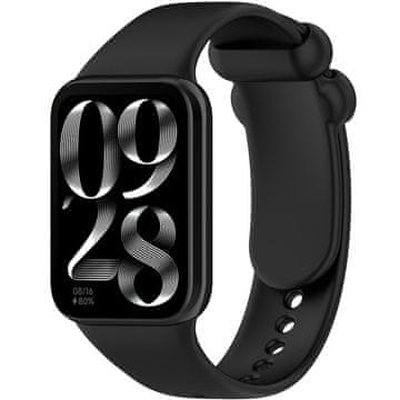 GS Silikonski pašček za Xiaomi Smart Band 8 Pro / Xiaomi Smart Band 9 Pro, črne barve