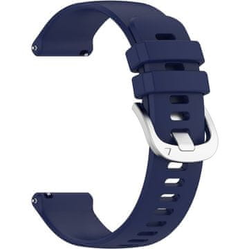 GS Univerzalni silikonski pašček 18 mm, temno moder