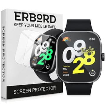 Overboard 2x kaljeno steklo za Xiaomi Redmi Watch 4, Fast