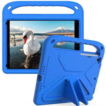 GS Otroški ovitek za iPad 10,2" 2021/2020/2019 (9./8./7. generacija), z ročajem, moder