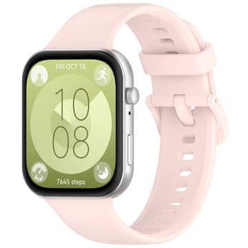 GS Silikonski pašček za Huawei Watch Fit 4 / 4 Pro / 3, roza