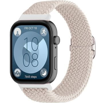 GS Najlonski pašček za Huawei Watch Fit 4 / 4 Pro / 3, bež