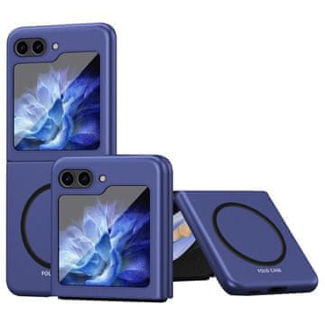 GS Ovitek za računalnik za Samsung Galaxy Z Flip7 FE / Z Flip6, za MagSafe, temno moder