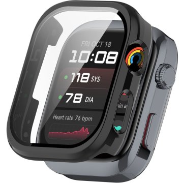 GS Ovitek 2 v 1 + kaljeno steklo za Huawei Watch D2, črn