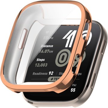 GS Fleksibilen TPU ovitek za Amazfit Bip 6 - popolna zaščita in eleganten videz - roza zlato