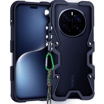 GS Trpežen oklepni ovitek za Honor Magic 7 Pro 5G - črn
