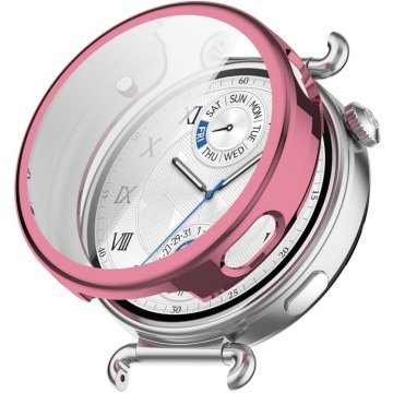 GS Ovitek 2 v 1 z zaščitno folijo za Huawei Watch GT 6 41 mm, roza