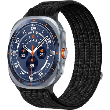 GS Najlonski pašček za Samsung Galaxy Watch Ultra 2 / 1, črn