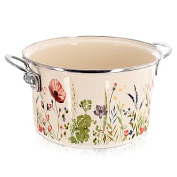 Artemis Tradicionalni emajliran lonec za kuhanje na plin in indukcijo 26 cm 6,5 l Maki