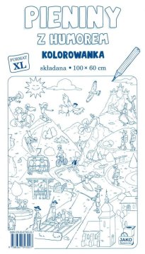 JAKO Pienine s humorjem. Zložljiva pobarvanka XL