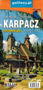 Karpacz 1:7 500. Zemljevid / Načrt mesta. Galilej