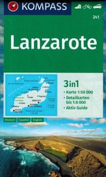 Lanzarote 1:50.000. Turistična karta 241. Izdaja 2025.