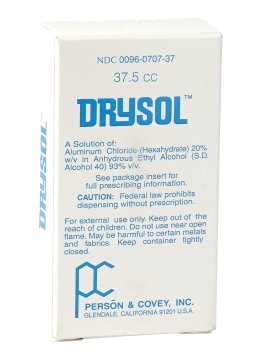 Profesionalni antiperspirant, Drysol Lichid Extra Strength, odpornost do 72 ur, izdelano v ZDA, 37,5 ml