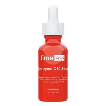 éS Serum za nego obraza, brezčasen, koencim Q10, močna formula proti staranju, hialuronska kislina, 30 ml