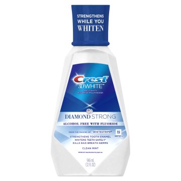 3D Diamond Strong ustna vodica, brez alkohola, intenziven belilni učinek, 946 ml