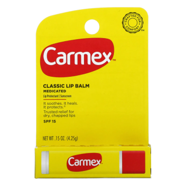 Carmex Balzam za ustnice, , Classic, za intenzivno vlaženje, SPF 15, 4,25 g