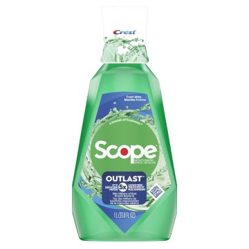 Ustna vodica, Scope Outlast, močna aroma mete, intenziven učinek svežine, s CPC, 1000 ml