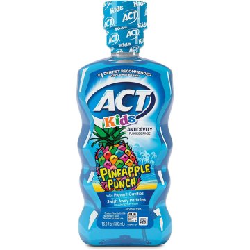 ACT Otroška ustna vodica , ananasov punč, s fluoridom, 500 ml