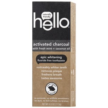 Hello Zobna pasta, , Epic Whitening, z aktivnim ogljem za beljenje zob, 113 g