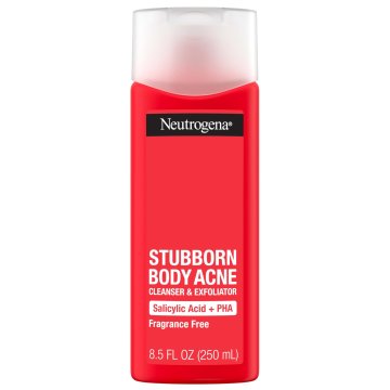 Neutrogena Čistilni gel, , Trdovratne akne na telesu, Nežno pilingira in učinkovito zdravi akne, 250 ml