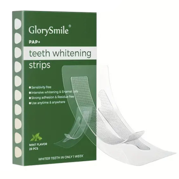 GL Komplet 14 trakov za beljenje zob, Glory Smile, PAP+, primerno za vegane, 14-dnevna nega