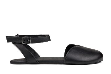 Ahinsa shoes Dámské barefoot střevíčky Balerina črna 43
