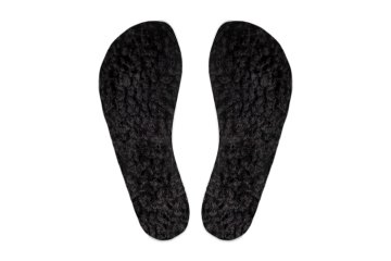 Ahinsa shoes Zimní vložky do bot črné 36