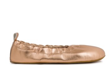 Ahinsa shoes Balerinke Comfort Chic rosegold 37