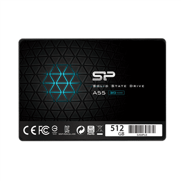 Silicon Power | A55 | 512 GB | SSD format 2,5" | Vmesnik SSD SATA | Hitrost branja 560 MB/s | Hitrost pisanja 530 MB/s