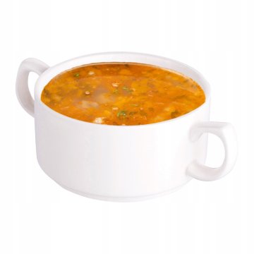 navadna kremna porcelanasta skleda za juho 280 ml