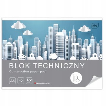 Interdruk TEHNIČNI BLOK A4 170 g BEL 10 LISTOV