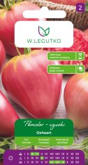 Legutko Poljski paradižnik sorte Oxheart (Rasberry Buffalo Heart) zelo velik plod