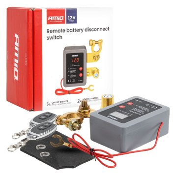 AMIO Daljinsko avtomatsko stikalo za izklop akumulatorja 12V 240A (BATT) -04832