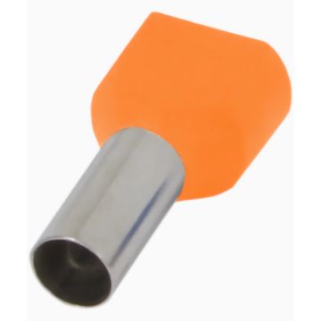 NEX Dvojno izoliran kabelski tulec s4037009 2x4 mm2 12 mm oranžen 100 kosov