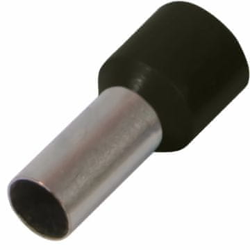 NEX Izolirana kabelska tulka s3036010 1x0,75 mm2 7,6 mm črna 100 kosov