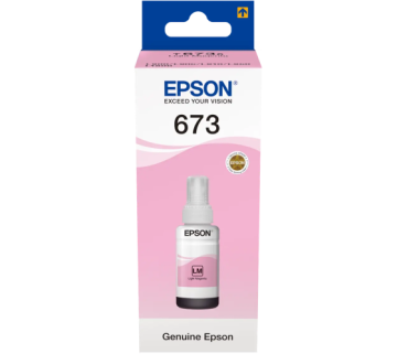 Epson 673LM (C13T67364A) steklenička s črnilom, svetlo magenta
