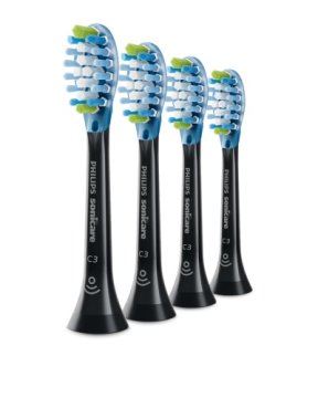 Philips Sonicare C3 Premium Plaque Defense HX9044/88 glave sonične zobne ščetke, črne