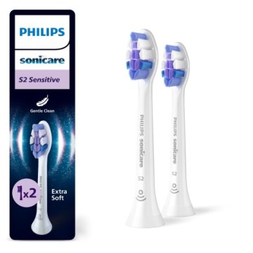 Philips Sonicare S2 Sensitive HX6052/87 glave sonične zobne ščetke, bele barve