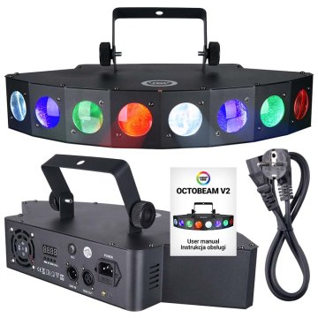 4M OCTOBEAM V2 disko učinek LED disko reflektor
