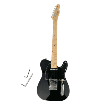 One ETL39 BK 4/4 Telecaster električna kitara 39" SS črni imbus ključi