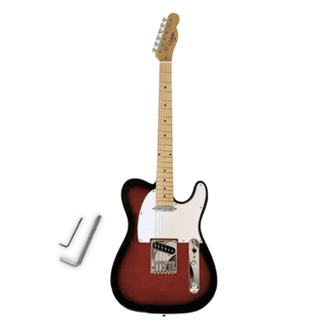 One ETL39 RB električna kitara 4/4 telecaster 39" SS redburst imbus tipke