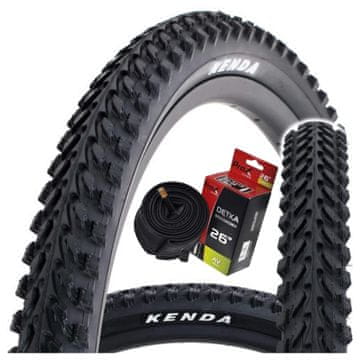 Kenda KOLESARSKE PNEVMATIKE CHRISTMAS TREE 26x1.95 KOMPLET GORSKIH PNEVMATIK Z ZRAČNICAMI
