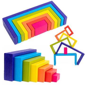 LESENA LOGIČNA IGRA ARCY MAVRIČNI KVADRAT JHTOY-282