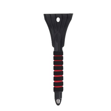Strgalo za led, 30 cm črno-rdeče EPACC219