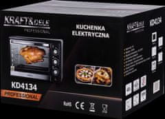 Kraft&Dele ELEKTRIČNI ŠTEDILNIK 45L 2000W FUNKCIJA PEČENJA + DODATKI KD4134