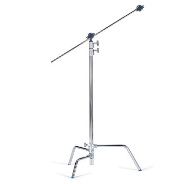 Avenger C-Stand 30 Set s snemljivim podstavkom, srebrne barve