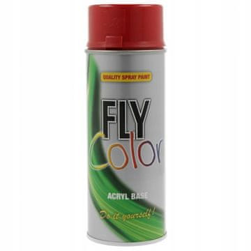 FLY COLOR AKRILNI LAK V SPREJU RAL 3003 RUBINASTO RDEČ SIJAJ 400ml