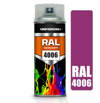 AKRILNI LAK V SPREJU RAL 4006 PROMETNO VIJOLIČNA Vijolična fuksija sijaj 400ml