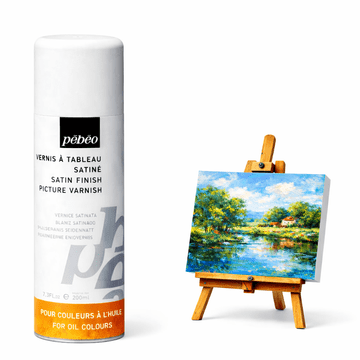 Pébéo Saten lak - Saten lak 200 ml sprej za oljne barve